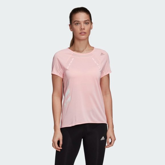 Adidas Heat.rdy Tee in Haze Coral - Picture 1 of 12